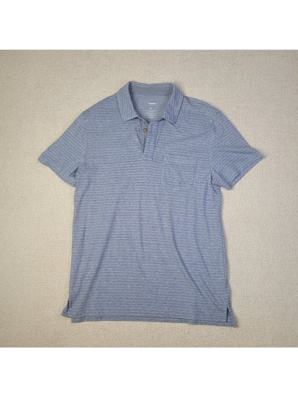 Sonoma Casual Pocket Golf Shirt Medium